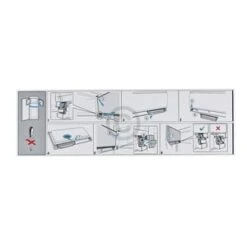 Gefrierfachtüre SIEMENS 11014296 Innenraumtüre Mit Dichtung Griff Für Kühlschrank