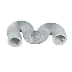 Abluftschlauch 125er Rundsystem 10m Weiß Für Dunstabzugshaube