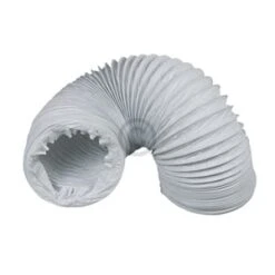 Abluftschlauch 150er Rundsystem 2,80m Weiß Für Dunstabzugshaube