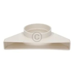 Umlenkstück 100er Ultraflach 90° Rundrohr 100mmØ Auf Flachkanalmuffe Zu 234x29mm Für Belüftungtechnik